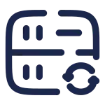 Server Square Update SVG Icon